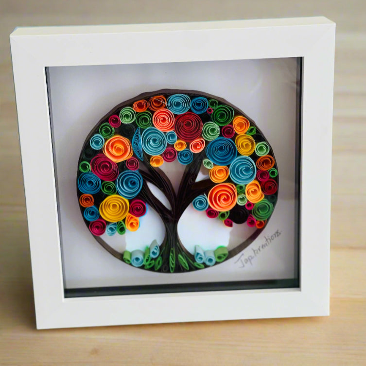 TREE OF LIFE QUILLING ART FRAME