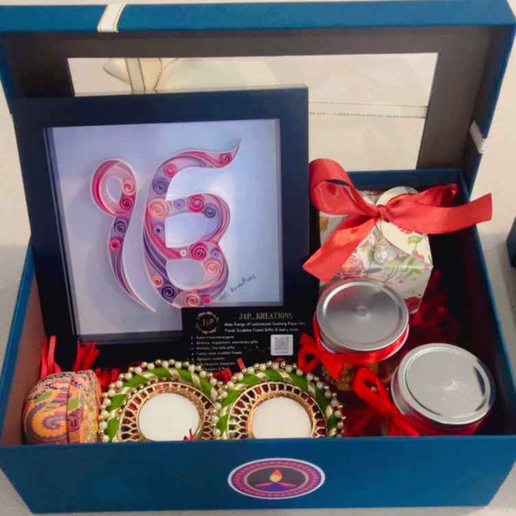 QUILLING ART MEDIUM GIFT HAMPER FOR DIWALI