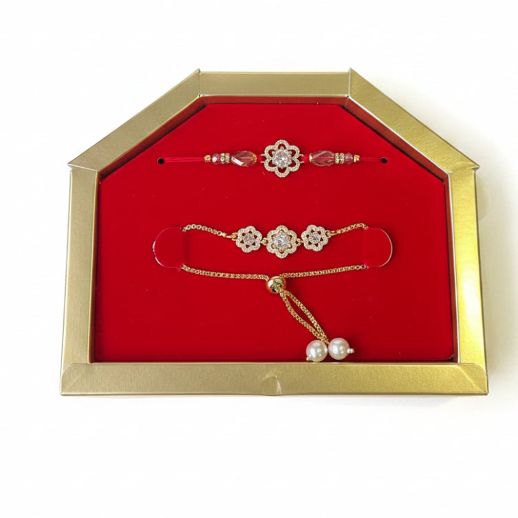 AD RAKHI SET FOR BROTHER & BHABI