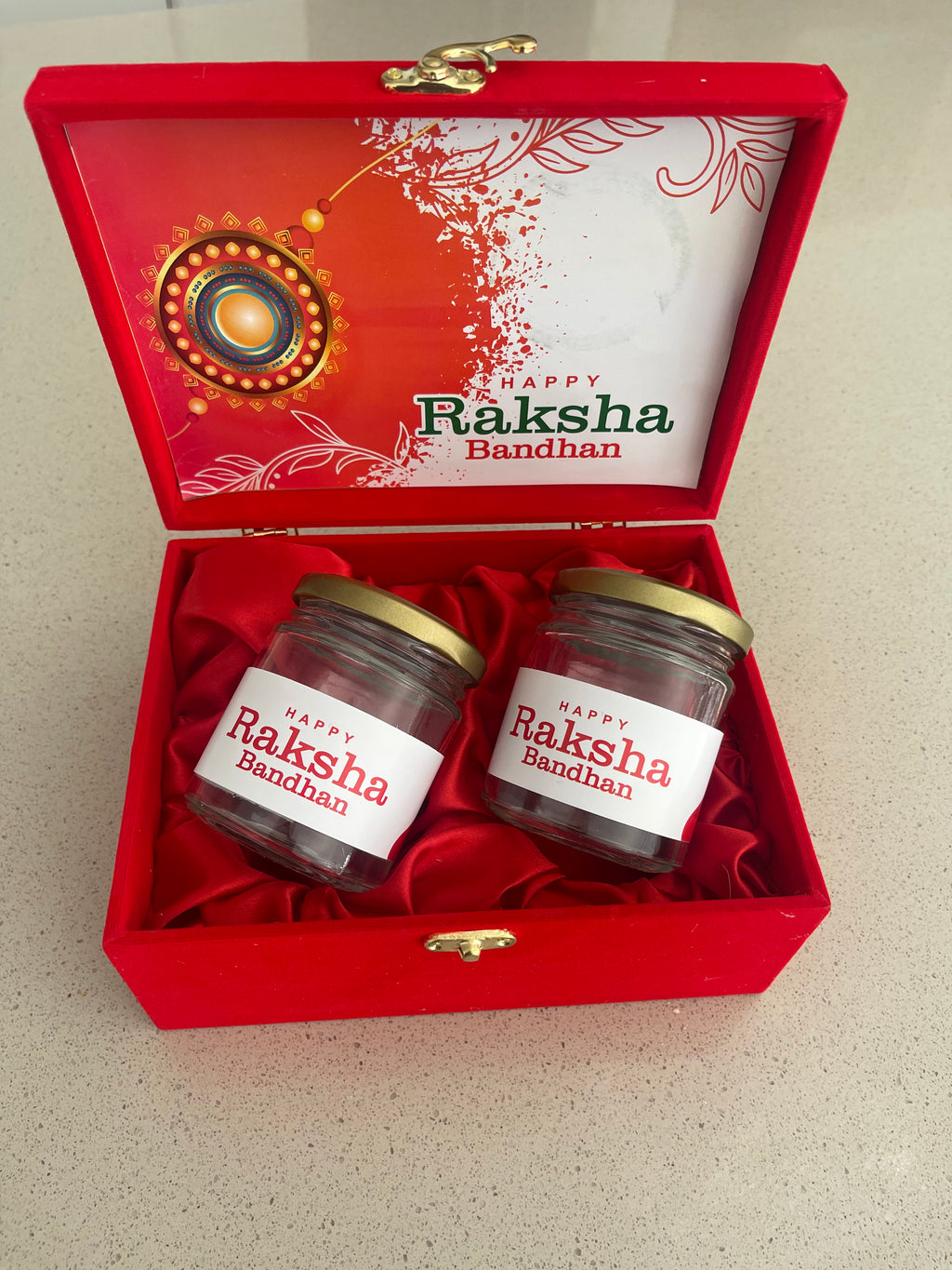 Premium Empty box with jars