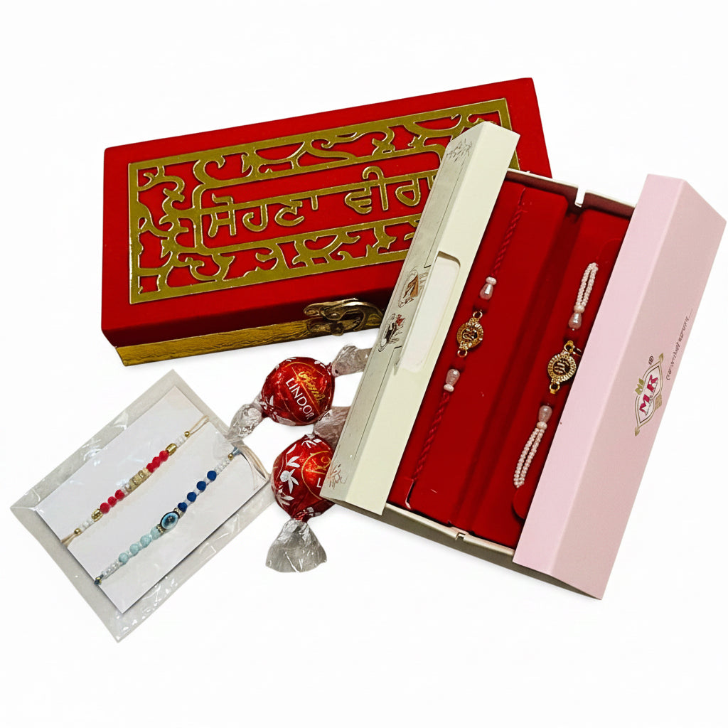 Small premium velvet box for brother & bhabi