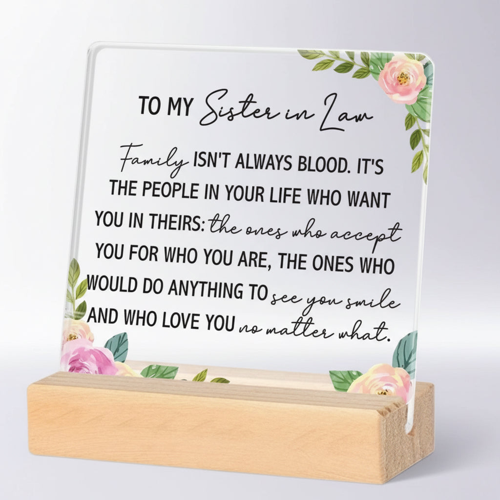 Acrylic keepsake for bhabi/ Sis in law.