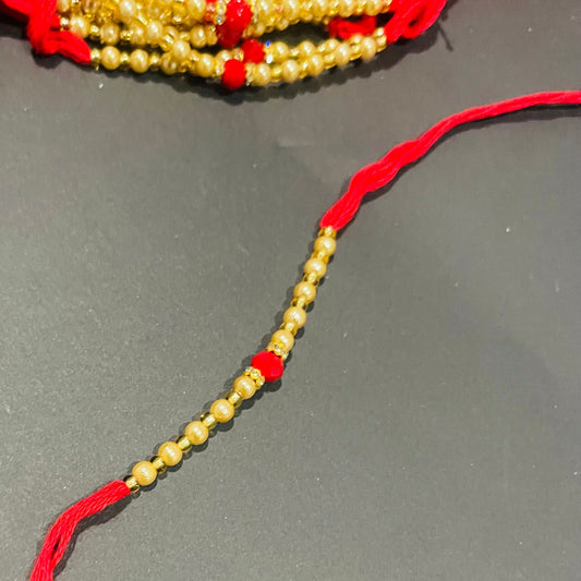 RED SINGLE THREAD RAKHI
