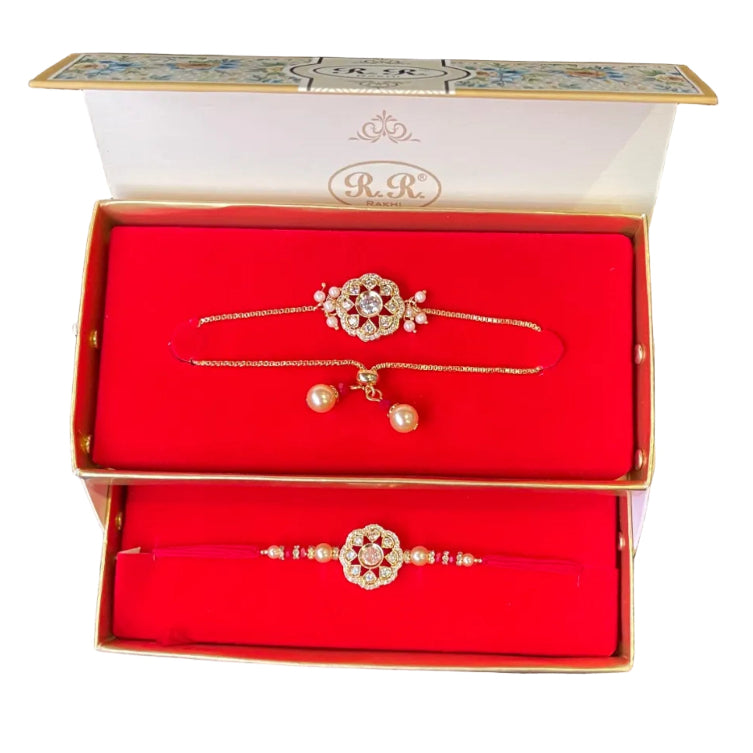 PREMIUM AD RAKHI SET FOR BROTHER & BHABI