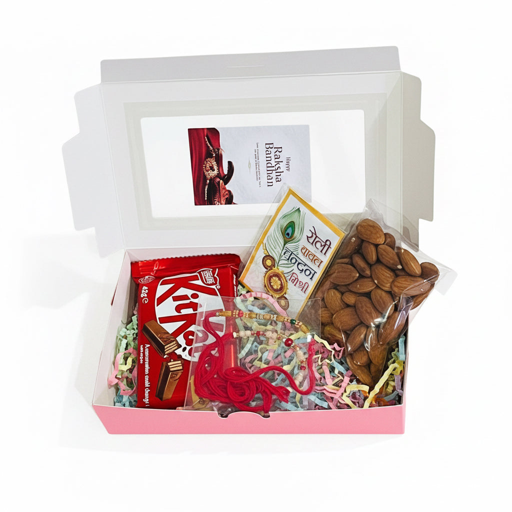 Make your own little hamper (Add rakhi of your choice)