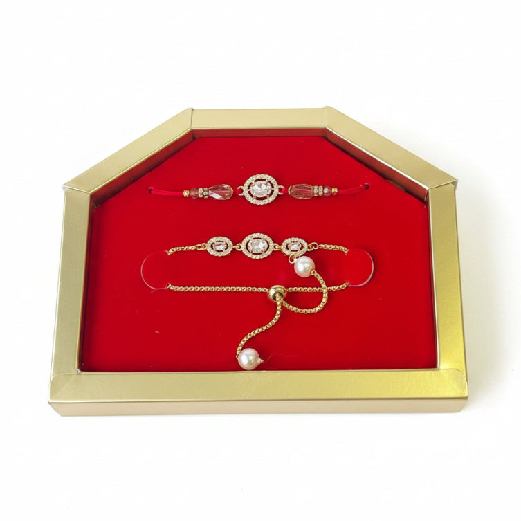 AD RAKHI SET FOR BROTHER & BHABI