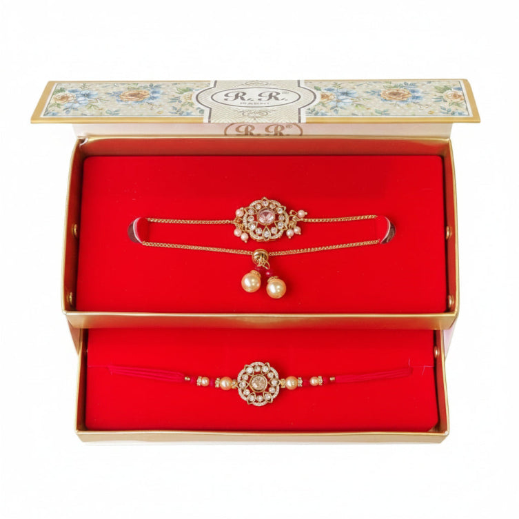PREMIUM AD RAKHI SET FOR BROTHER & BHABI