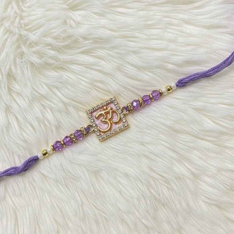 Resin Om rakhi