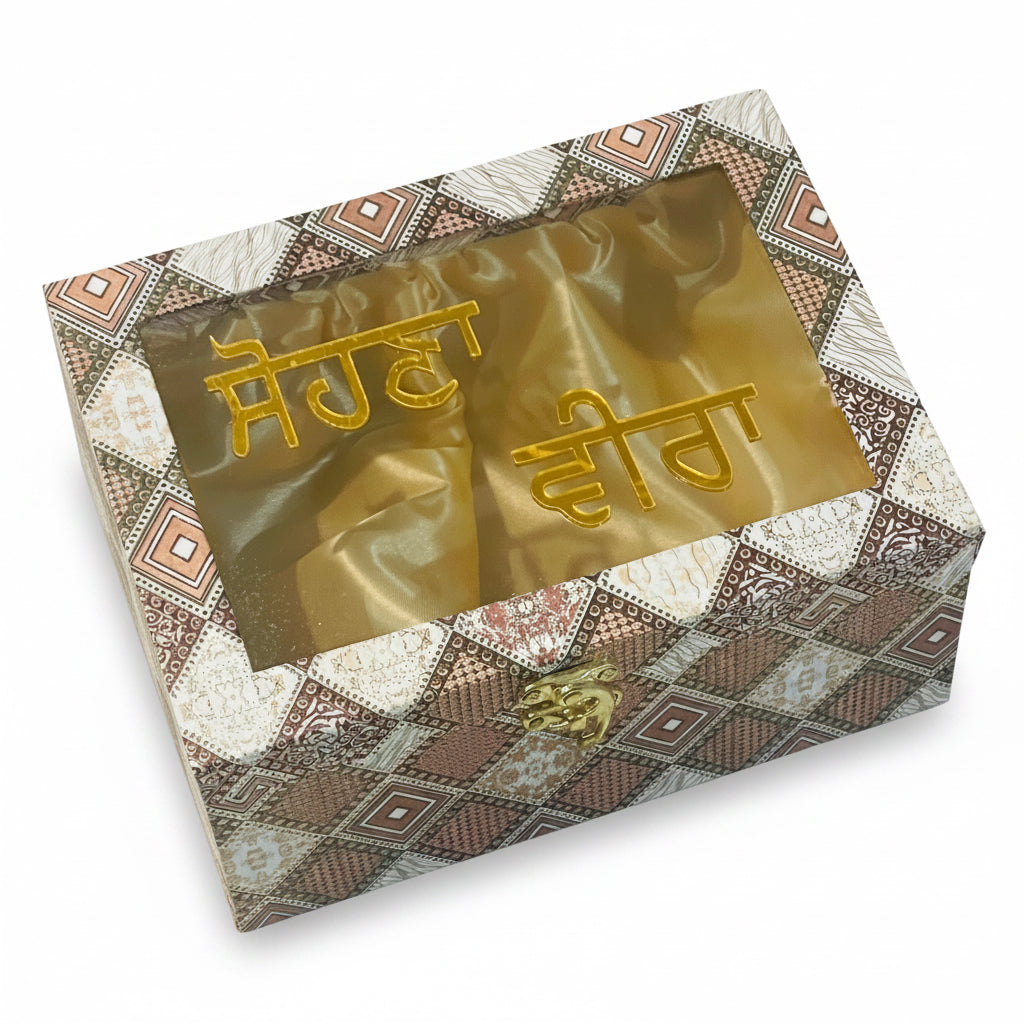 Family Rakhi hamper printed box