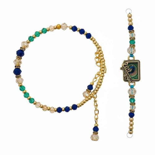 Brother Bhabi Radhe Krishan Rakhi Set – Devotional Rakhi Gift Australia
