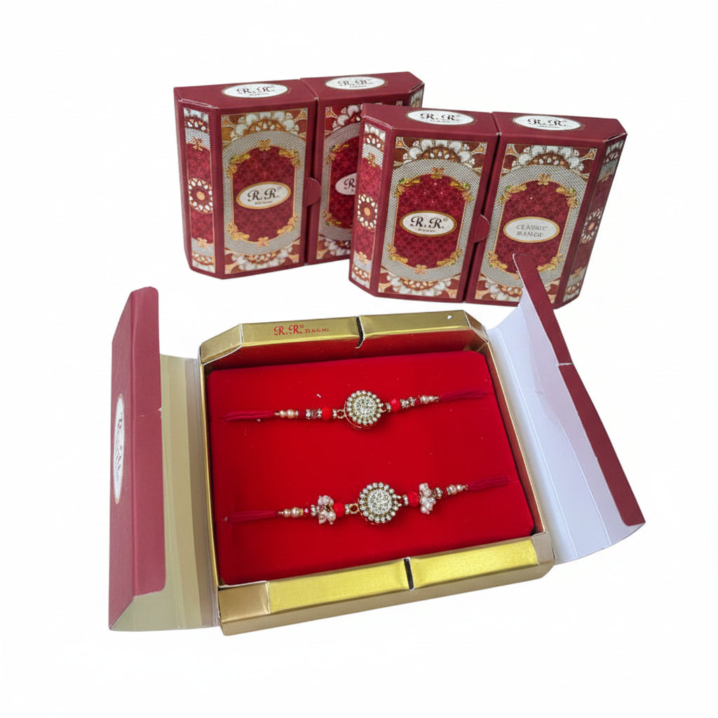 PREMIUM AD RAKHI SET FOR BROTHER & BHABI