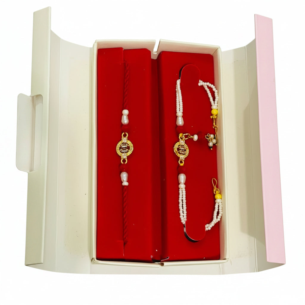 RAKHI SET FOR BROTHER & BHABI