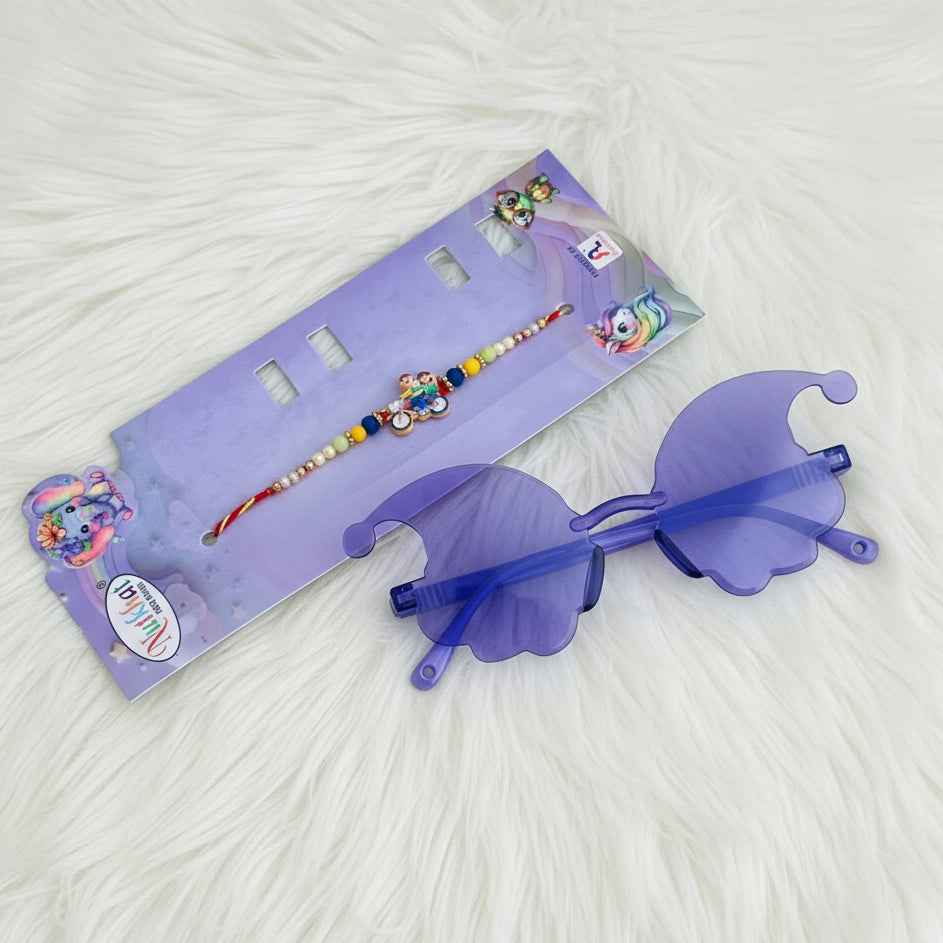 KIDS Rakhi with Fancy Glasses Gift