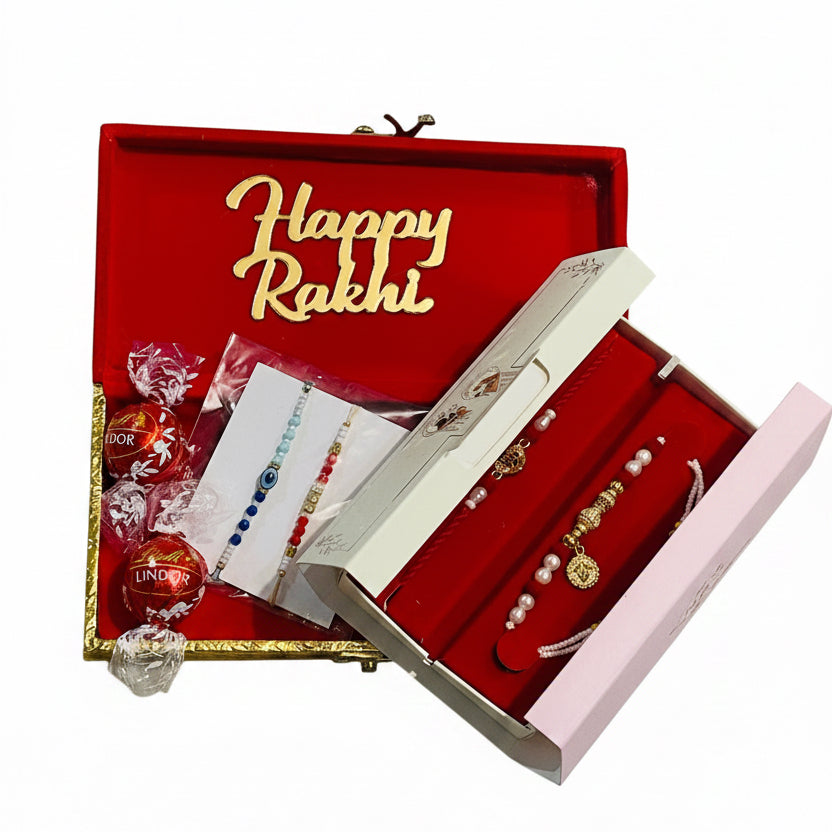 Small premium velvet box for brother & bhabi