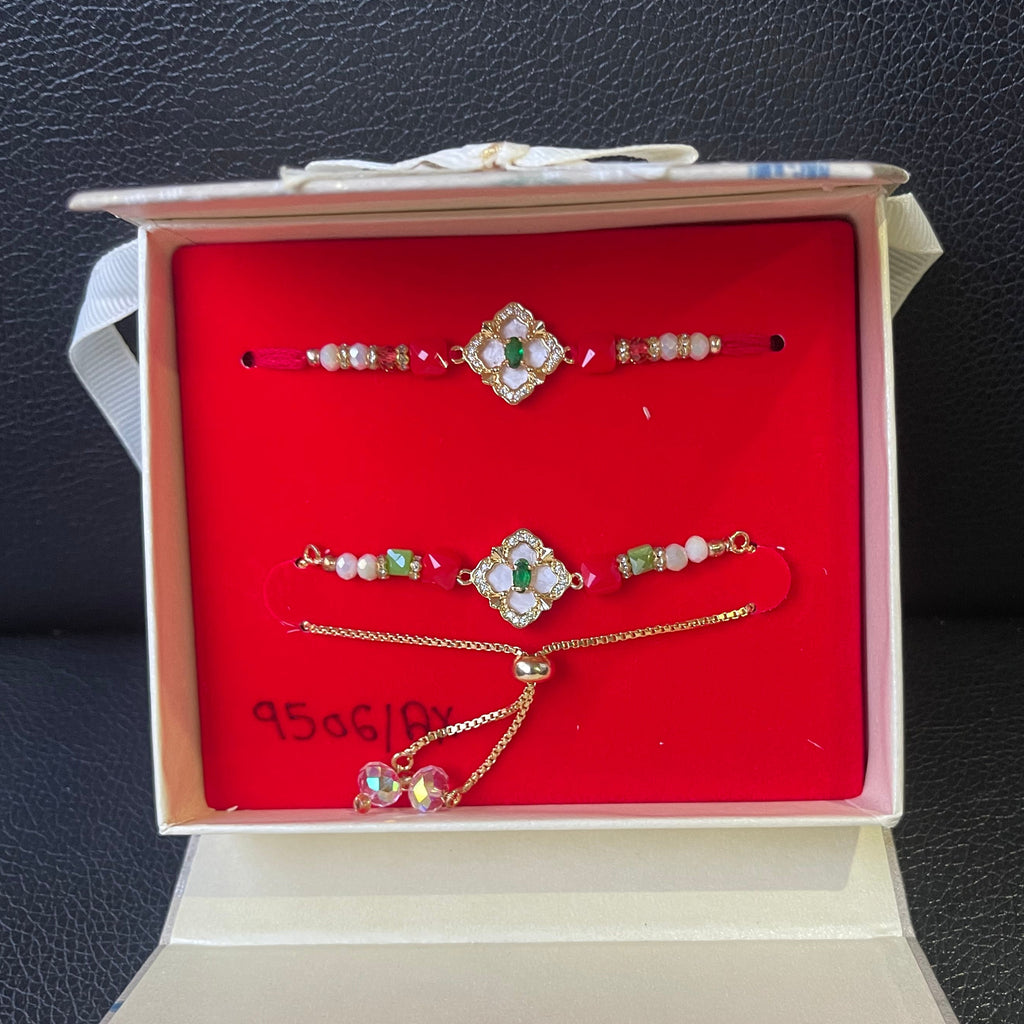 PREMIUM AD RAKHI SET BROTHER & BHABI