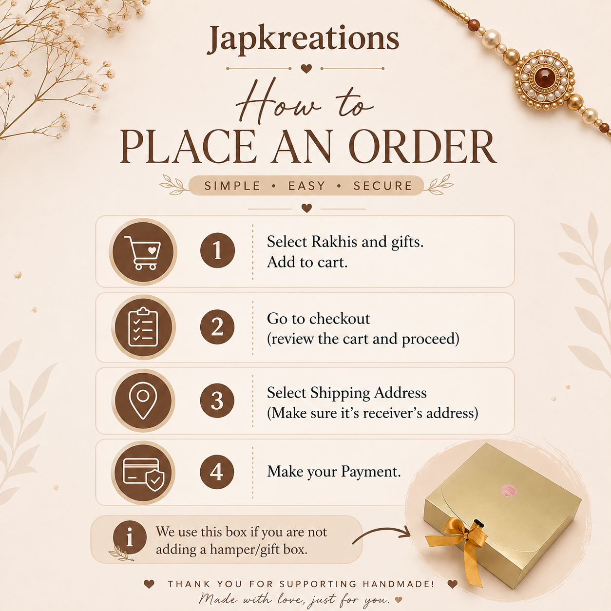 How to Place an order.