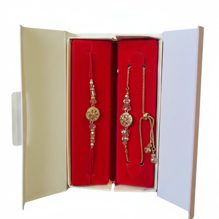 RAKHI SET FOR BROTHER & BHABI