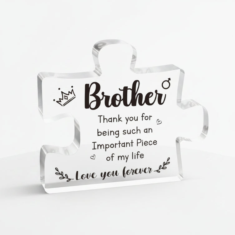 Acrylic keepsake Gift for brother