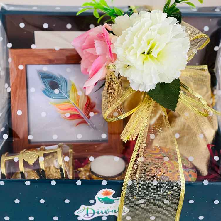 QUILLING ART SMALL GIFT HAMPER FOR DIWALI
