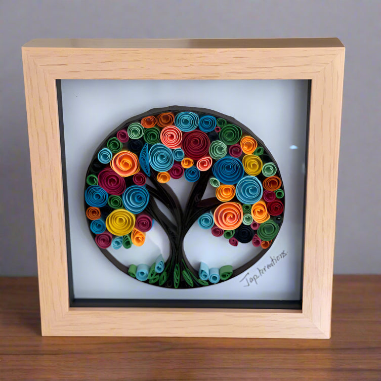 TREE OF LIFE QUILLING ART FRAME