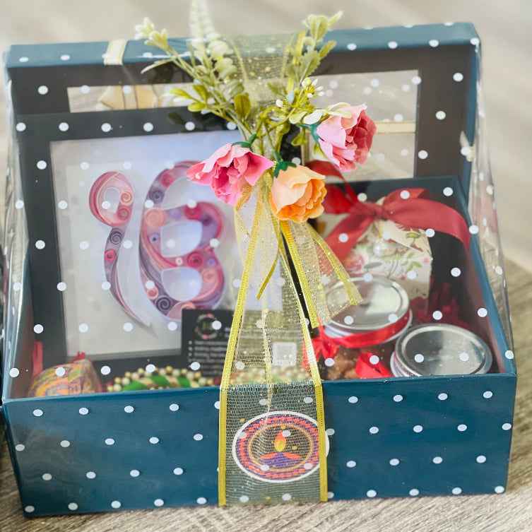 QUILLING ART MEDIUM GIFT HAMPER FOR DIWALI