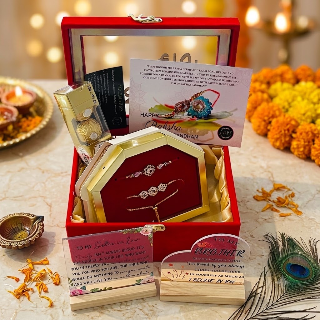 RAKHI HAMPER FOR BROTHER AND BHABI