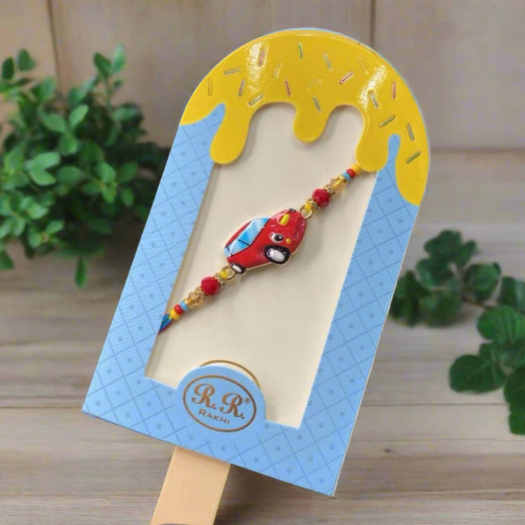 Kids Car Rakhi – Fun Handmade Rakhi for Children Australia