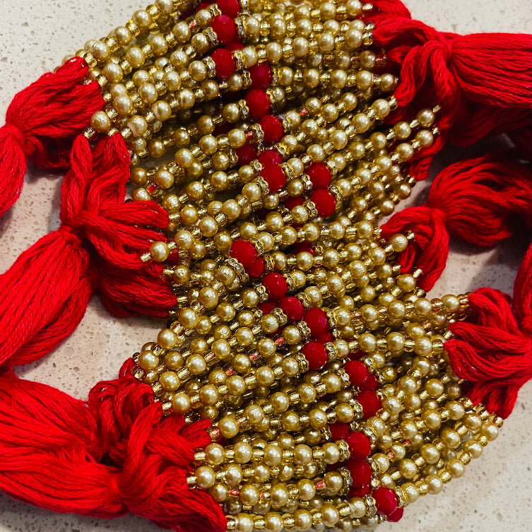 Red Single Thread Rakhi – Traditional Handmade Rakhi Australia