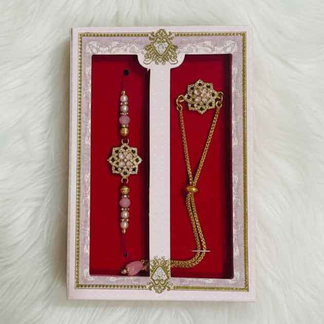 AD Brother Bhabi Rakhi Set – Beautiful Handmade Rakhi Australia