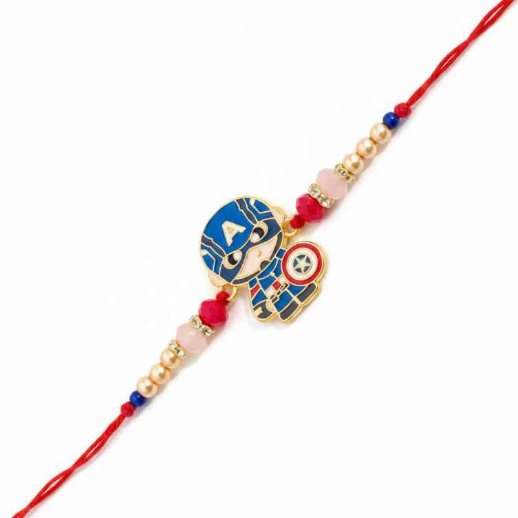 Kids Caption America Rakhi