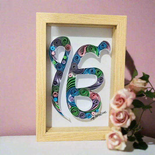 EK ONKAR QUILLING ART FRAME.