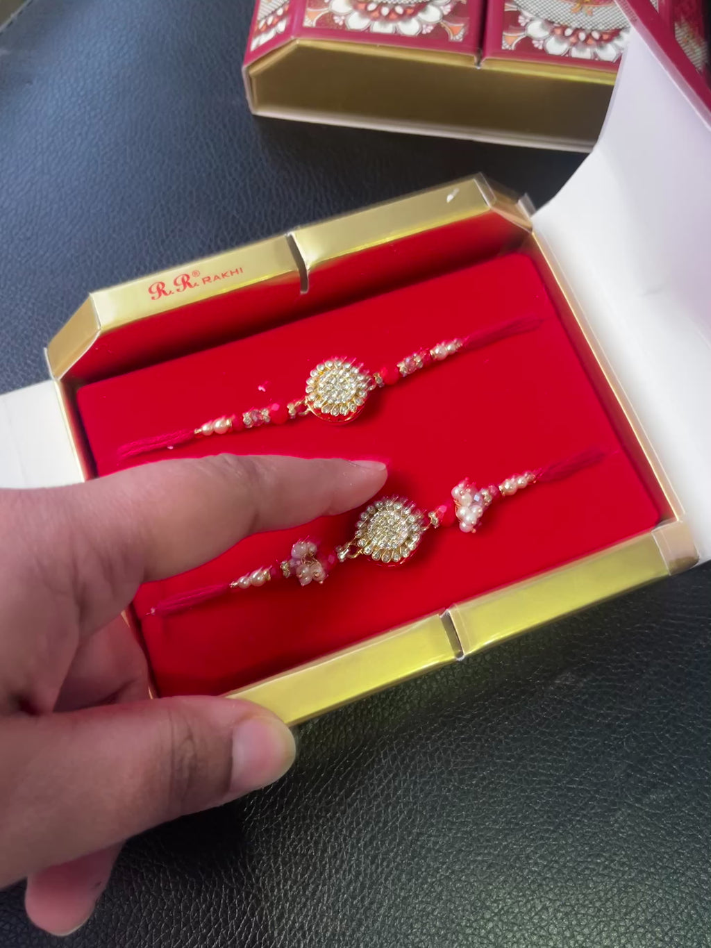 PREMIUM AD RAKHI SET FOR BROTHER & BHABI